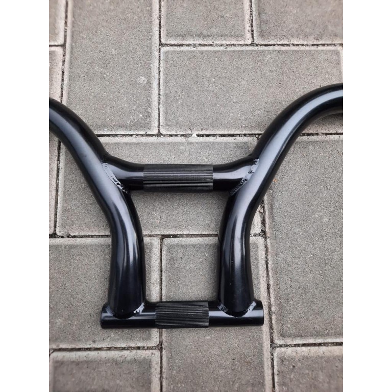 TERMURAH!!! Stang Sepeda BMX TAIWAN KOTAK / Clamp Karter Bawah 22.2mm Atas 25.4mm / Realpict