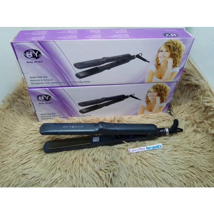 Catokan Rambut korea Anion Hair iron HY 817 2in1 lamoode Catok Pelurus Rambut Original Terlaris Terb