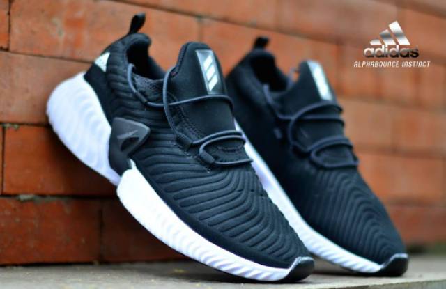 Sepatu Sneaker Adidas Alphabounce Instinct Premium Sepatu Olahraga Running Pria Murah Sepatu Santai