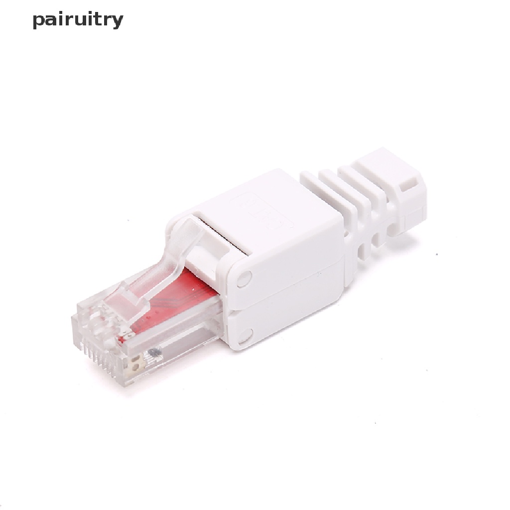 Konektor Kabel Ethernet CAT6 RJ45 Kepala Kristal