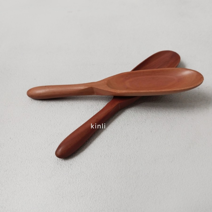 wooden measuring coffee spoon sendok takar kayu food grade