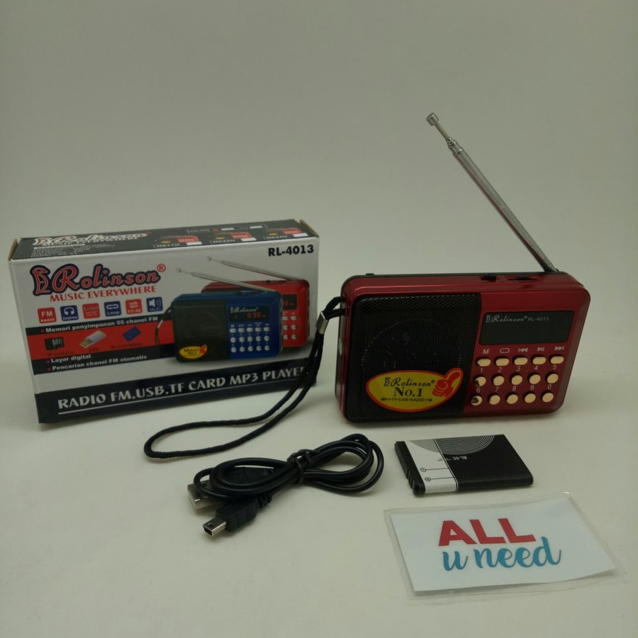 Speaker Mp3 Player Rolinson RL-4013 Bisa Untuk Ayat Alquran