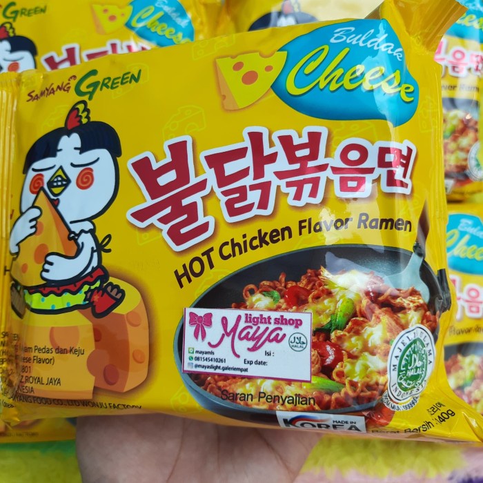 

impor-mie- samyang halal mui original cheese carbonara hot ramen korea - samyang carbonr -mie-impor.