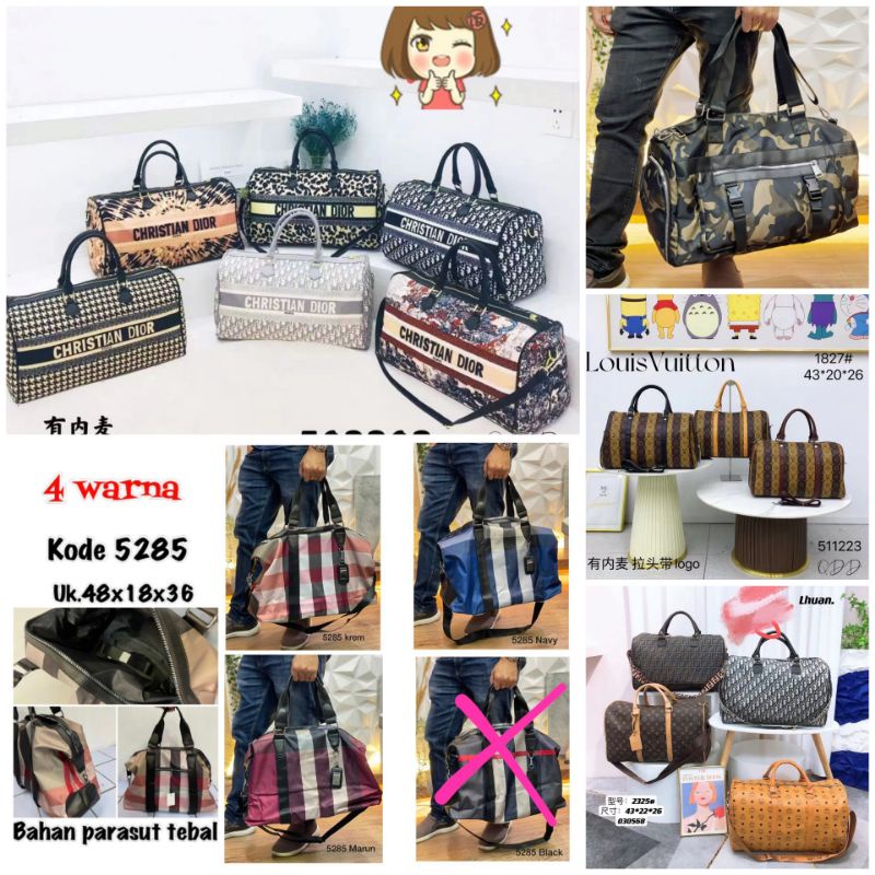 Tas Minggat Travel Bag Tas Picnic Tas Pakaian Tas Mudik Import