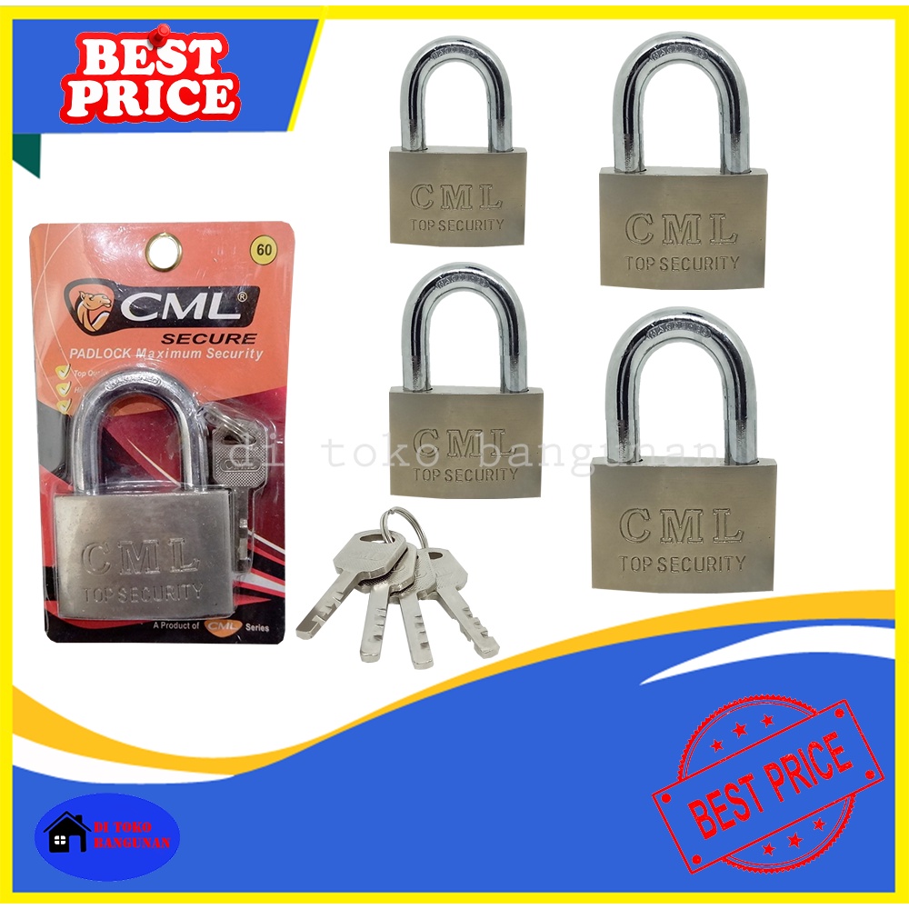 Gembok Nekel Leher Pendek Camel Varian 30MM 40MM 50MM 60MM Gembok Pintu Gembok Pagar Padlock