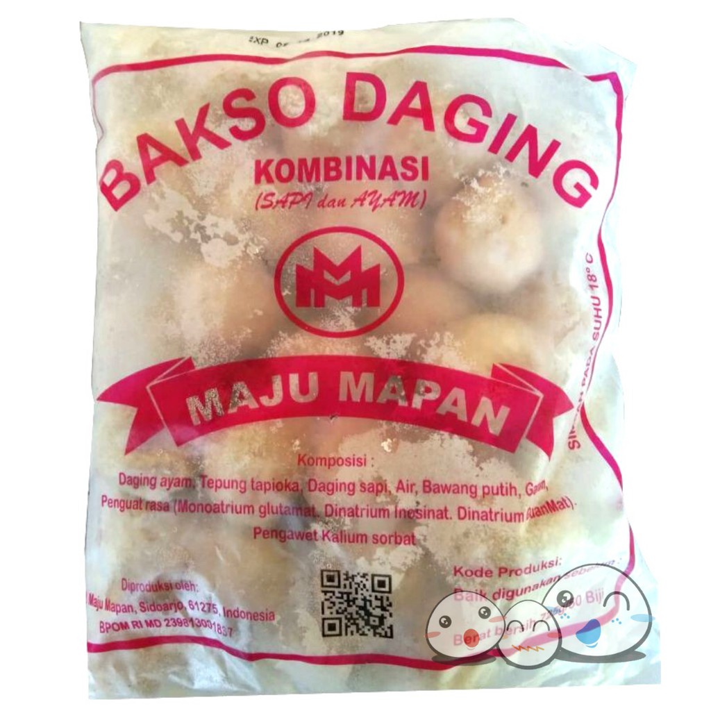 

Bakso Sapi Frozen Maju Mapan Merah 725gr