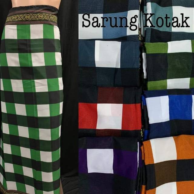 Sarung kotak Bali