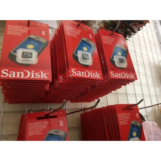 MEMORY CARD / MICRO SDHC CARD / MMC SANDISK 8 GB / 8GB