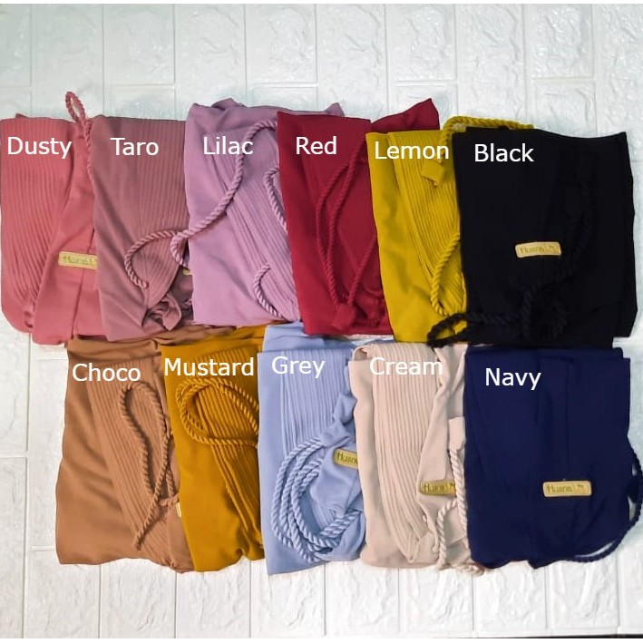 Husna Hijab Maryam Pet Ropel Tali Jersey Premium Zara