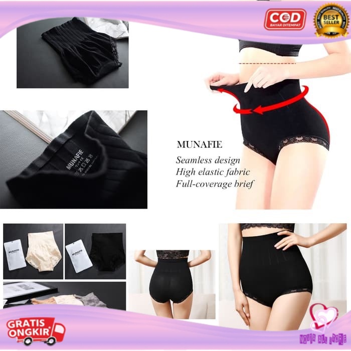 CELANA KORSET WANITA MUNAFIE MUNAFIE ORIGINAL SLIMMING PANTS MUNAFIE PANTS