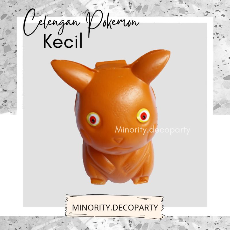 Celengan Anak Karakter Pokemon / Celengan Plastik Unik