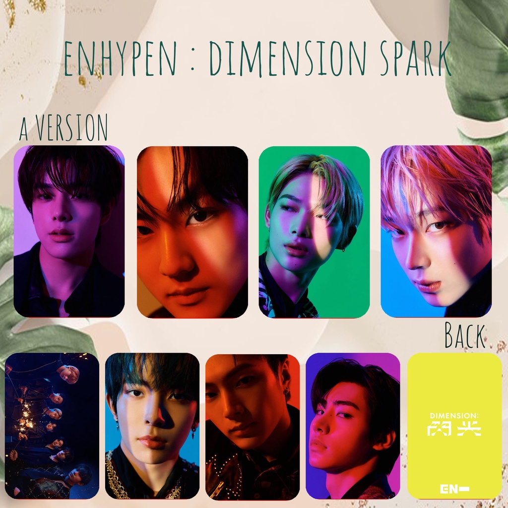 ENHYPEN DIMENSION SPARK PHOTOCARD (UNOFFICIAL)