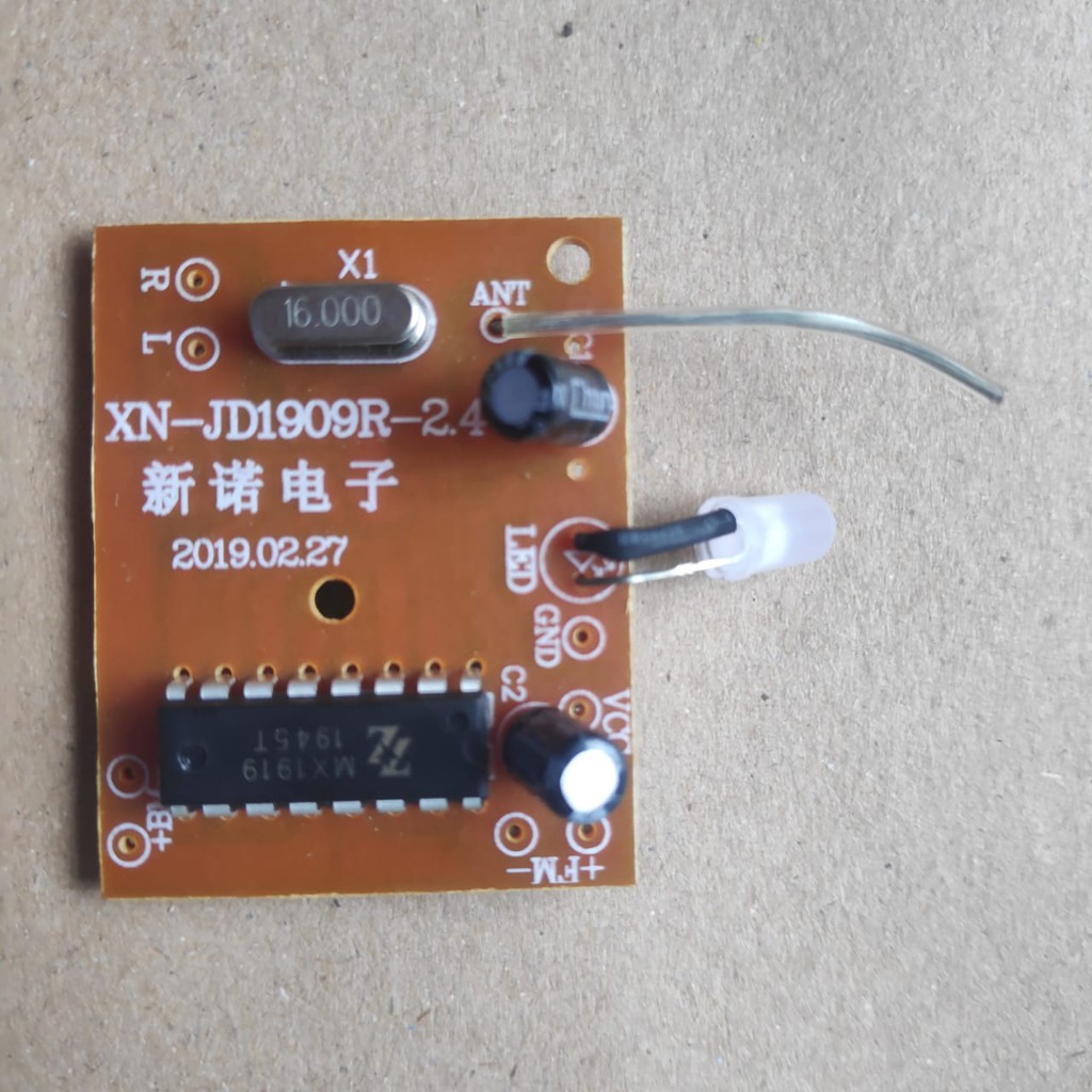 PCB Board Receiver XN JD1909R YFC2058 2.4G RC Rock Crawler Avengers  Hero Car Receiver