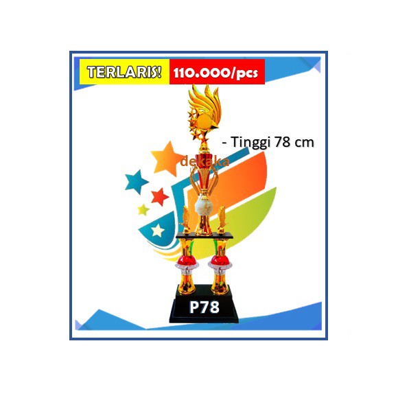 Piala kaki 2|Piala 78 cm|Piala Murah Kaki 2|Piala Tinggi|Piala event