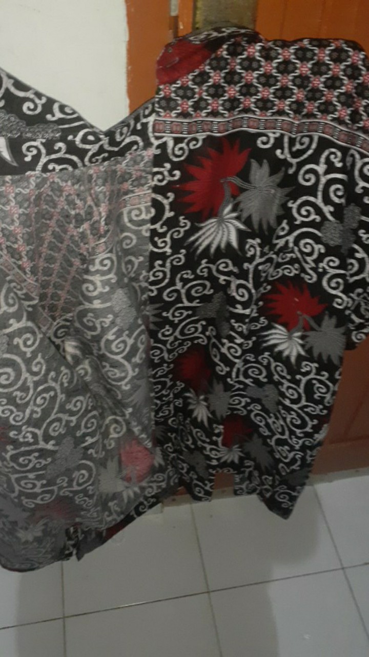 Jumbo Xxl, Xxxl, Xxxxl, Xxxxxl Kemeja Batik Pria Lengan Pendek Jumbo Baju Batik Pria