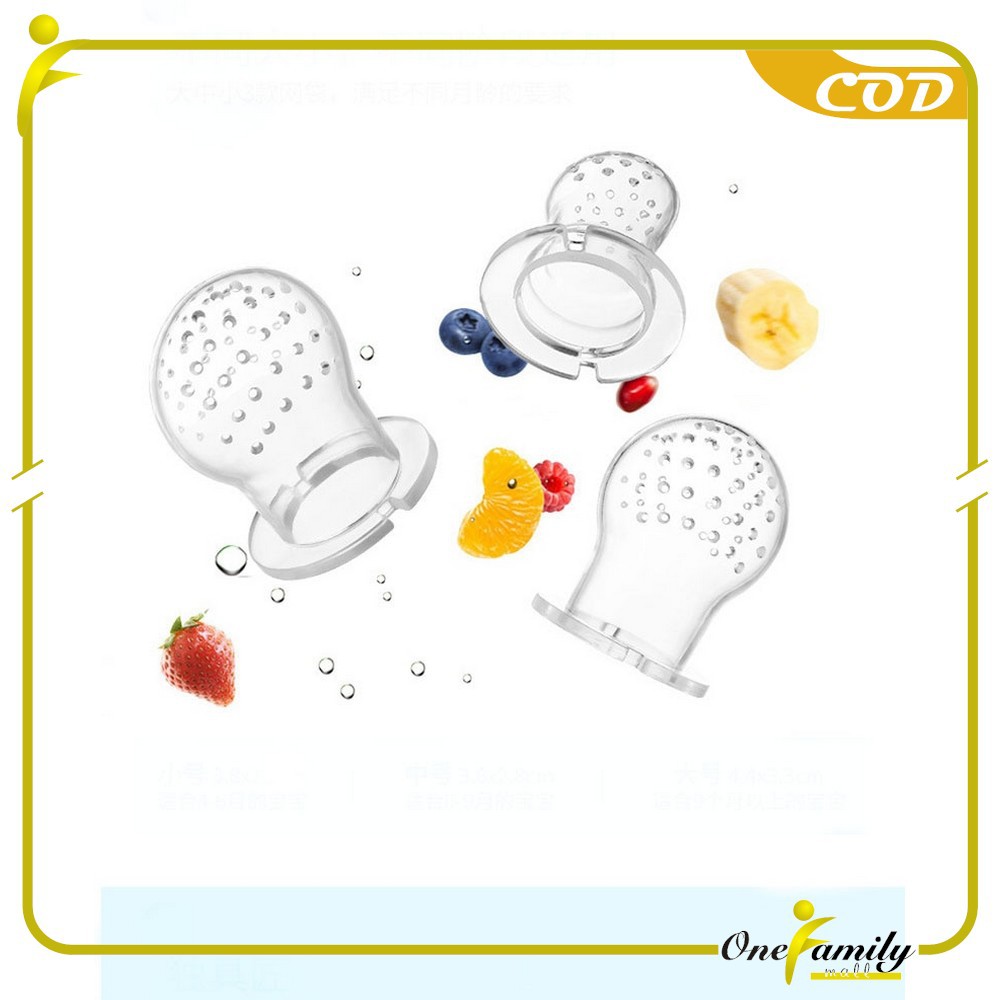 ONE-C44-45 Empeng Dot Buah Anak Bayi Baby Fruit Feeder Rattle Teether Kompeng Pacifier Gigitan Bayi-4