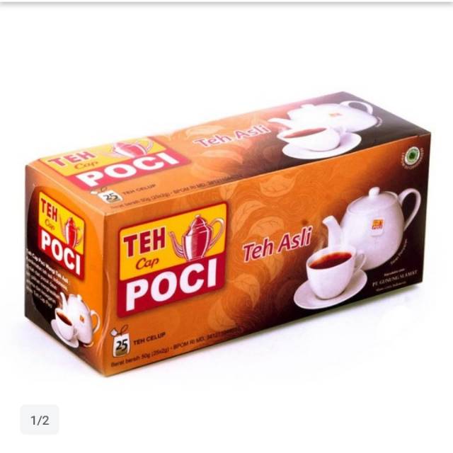 Jual Teh Poci Teh Asli Celup Isi 25 Kantong Shopee Indonesia 4422