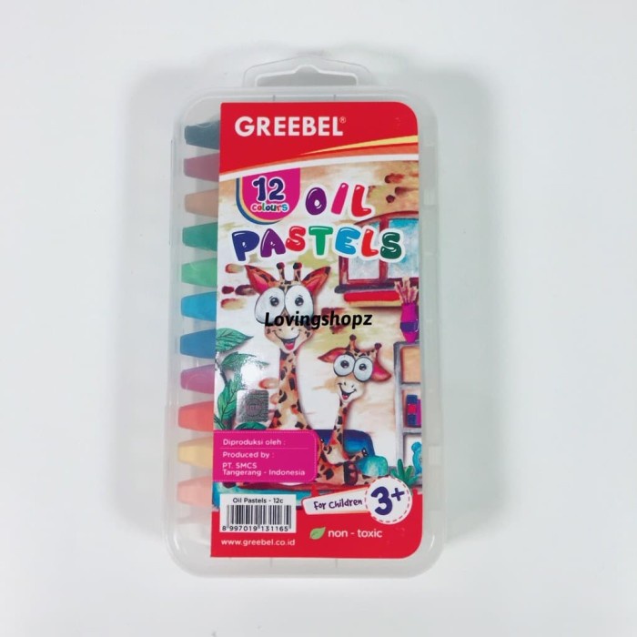 

PASTEL-DRY-OIL- CRAYON GREEBEL OIL PASTELS 12 COLORS -OIL-DRY-PASTEL.