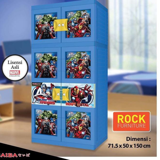 ☈ Lemari Gantung Plastik Naiba - Avenger 1863 AVD ❄