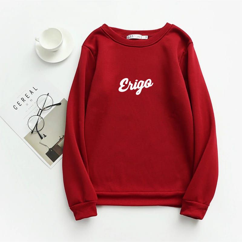 Erigo Sweatshirt Zuka Olive HOODIE BEST SELLER