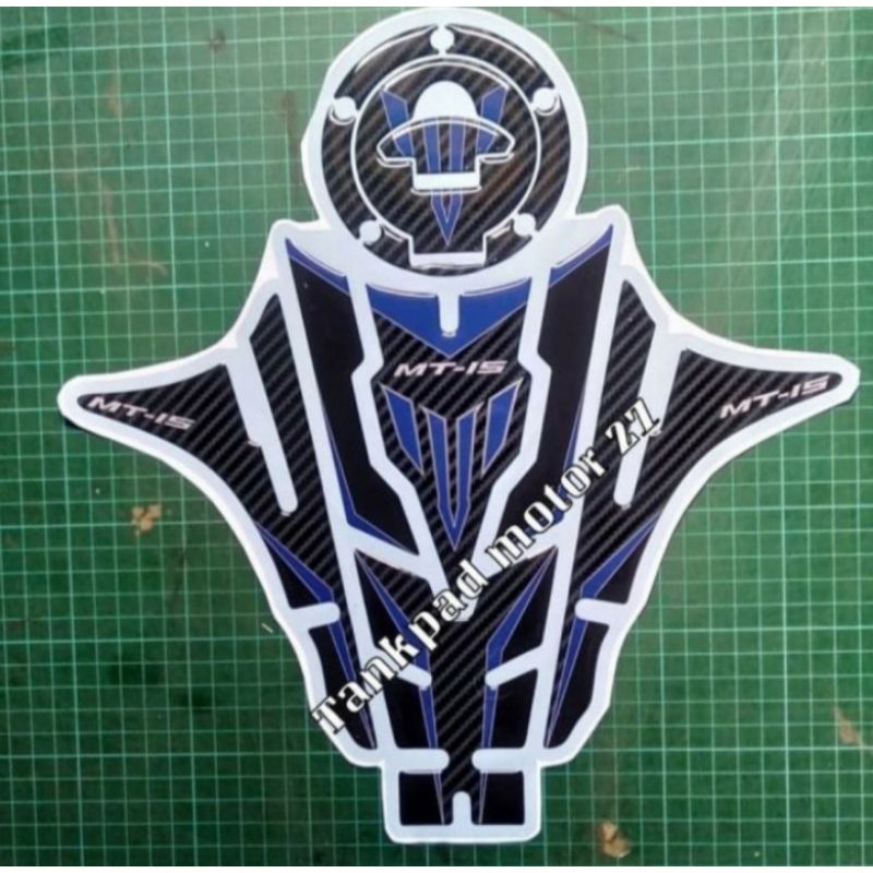 STIKER STICKER RESIN TIMBUL TANKPAD TANK PROTECTOR PREMIUM YAMAHA MT15