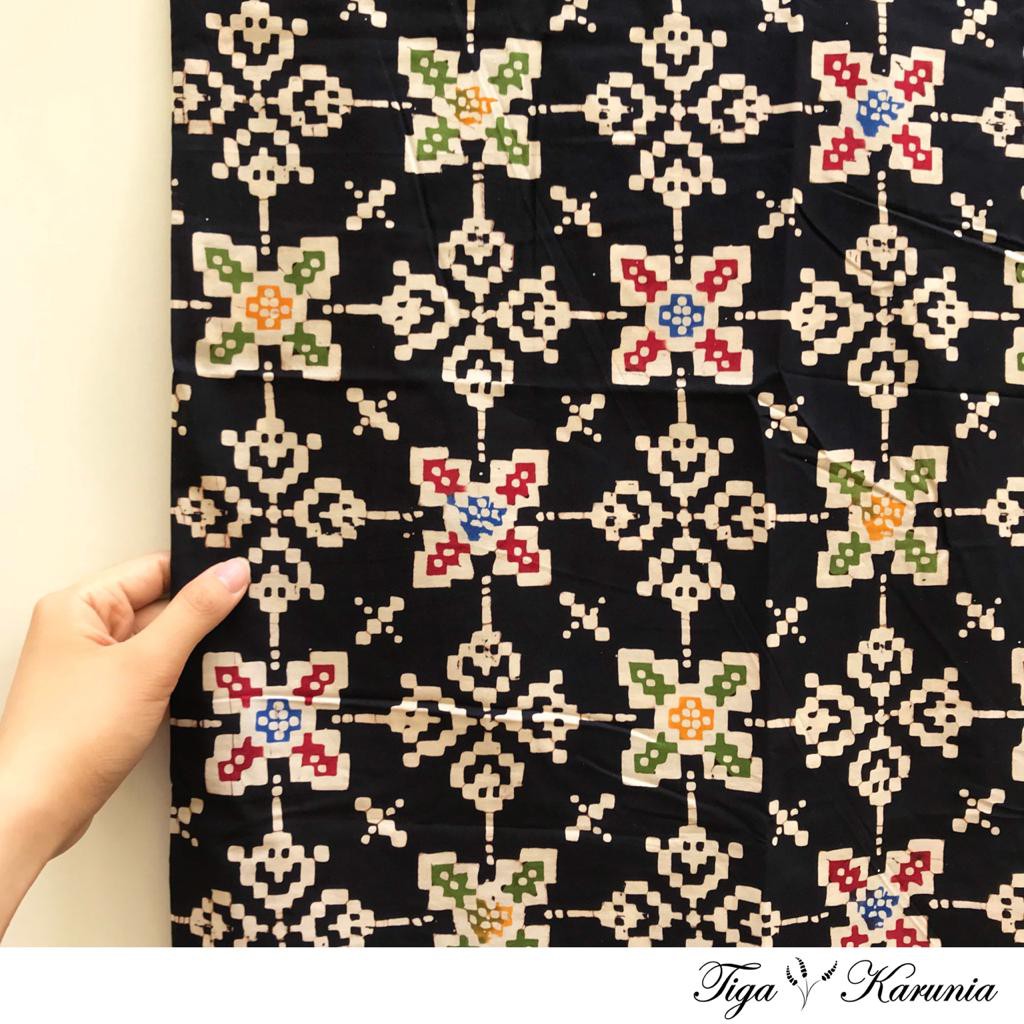 Kain Batik Cap Sogan Kawung Ku Ka