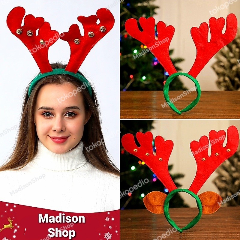 Bando Rusa Natal Murah Bando Natal Anak Rusa Christmas Headband Murah