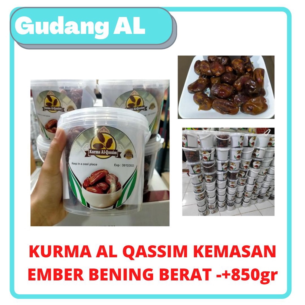 

Kurma Al Qassim Kemasan Ember buah kurma al qassim 850gr