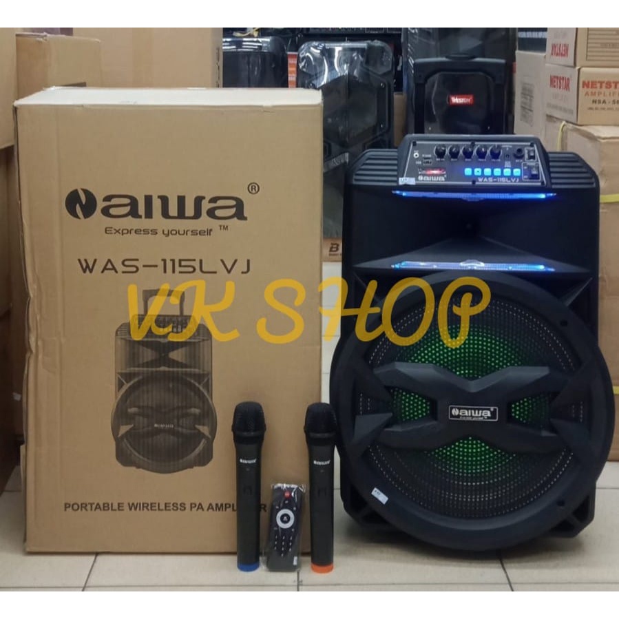 SPEAKER PORTABLE AIWA WAS 115 LVJ NAIWA WAS115LVJ / AIWA 115LVJ 15INC