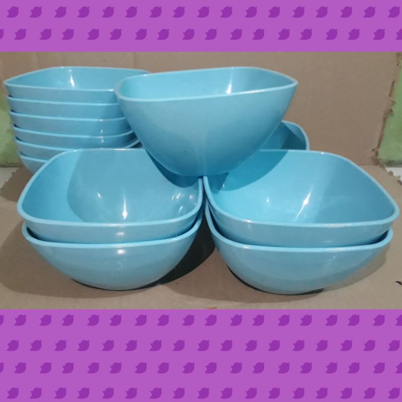 mangkok kotak melamin dinerware 17cm