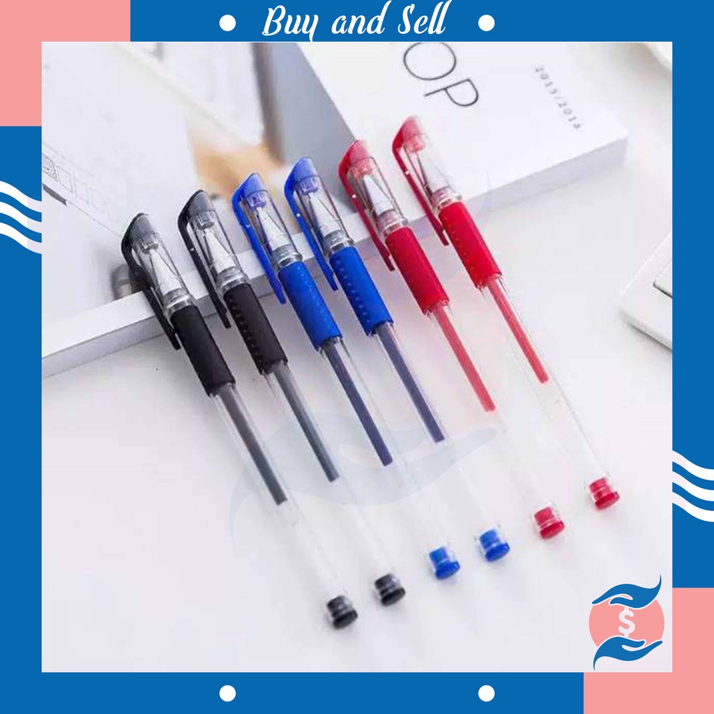 

BUYANDSELL (COD) Pulpen Gel / Bolpen Pena Pen Alat Tulis Gel Tebal 0.5 MM Perlengkapan Sekolah U09