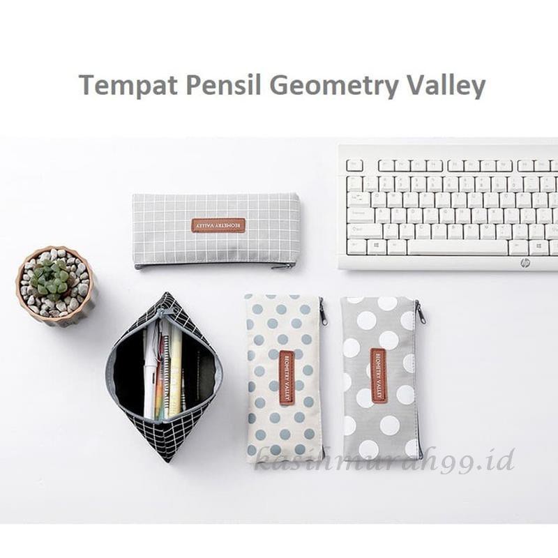

PROMO! TEMPAT PENSIL GEOMETRY VALLEY PENCIL CASE / TEMPAT KOSMETIK [KASIHMURAH99.ID]