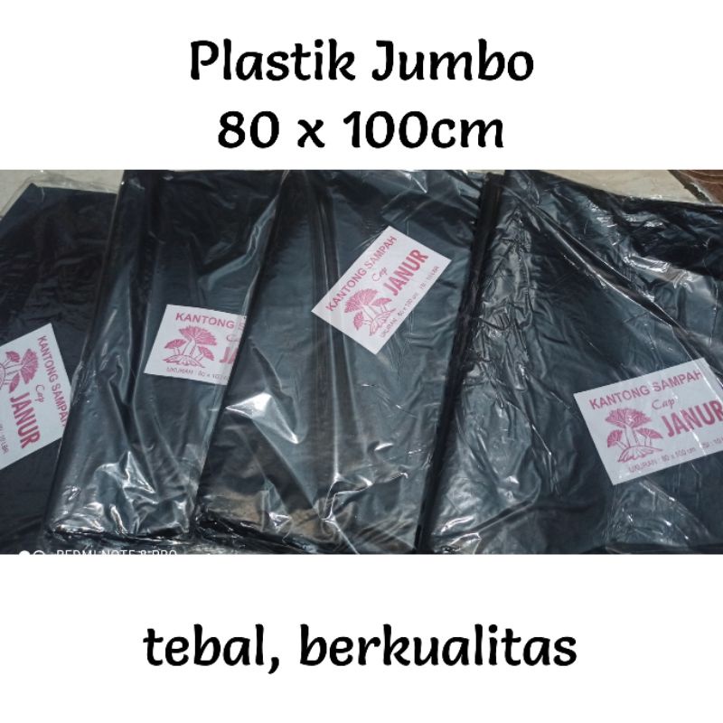 Plastik hitam Jumbo JANUR