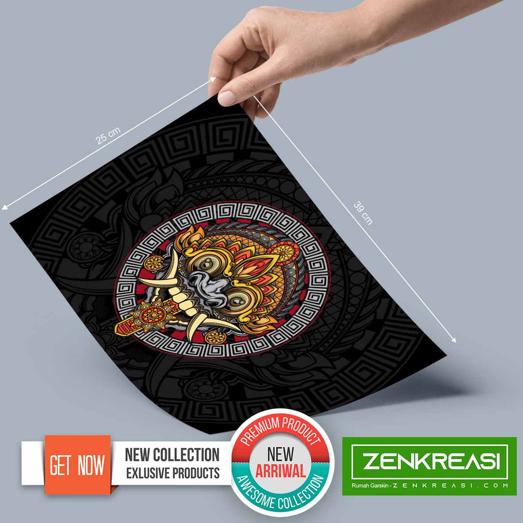 Garskin Laptop Tema Bali Art