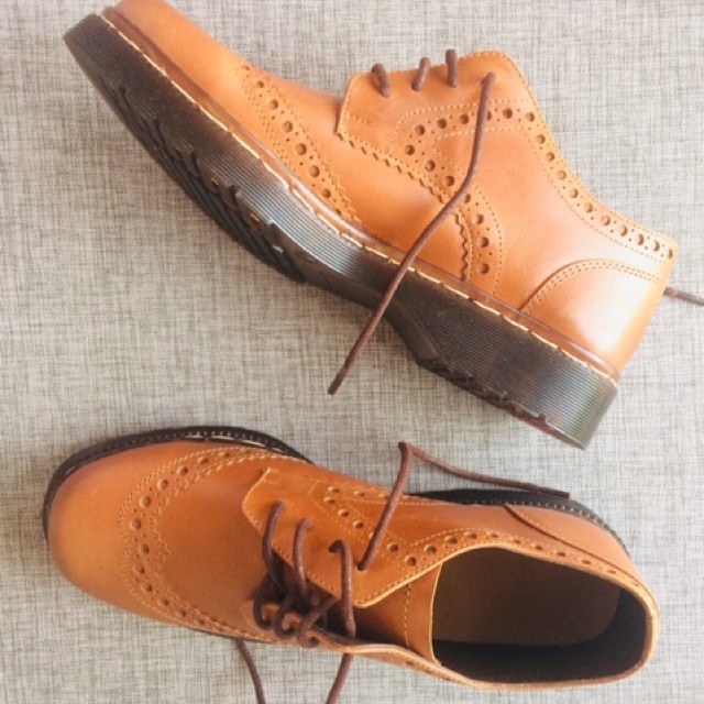 Wingtip Shoes Genuine Leather Unisex