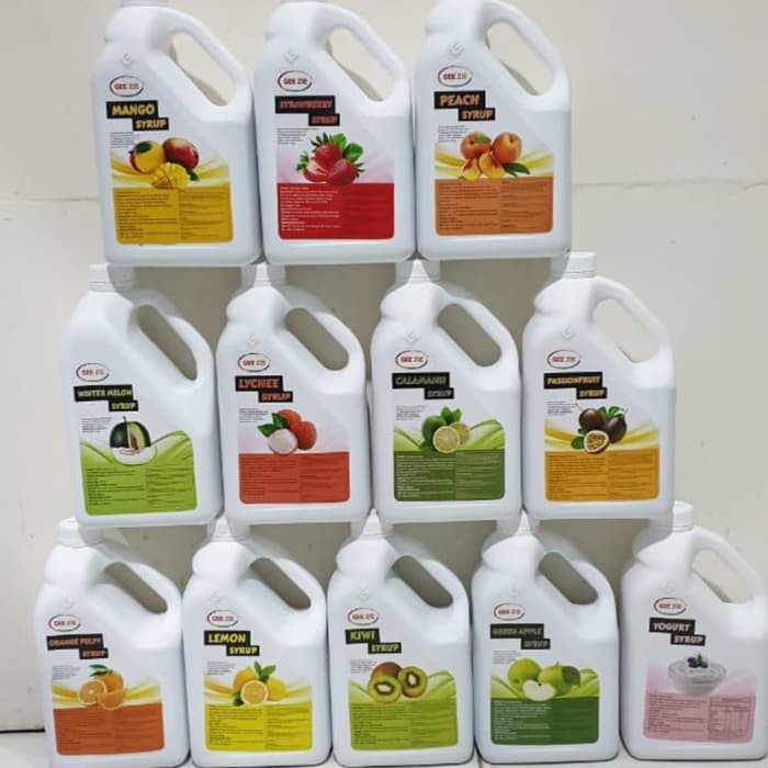 

Concentrate & Juice Syrup Gee Zie 2.5 L All Variant