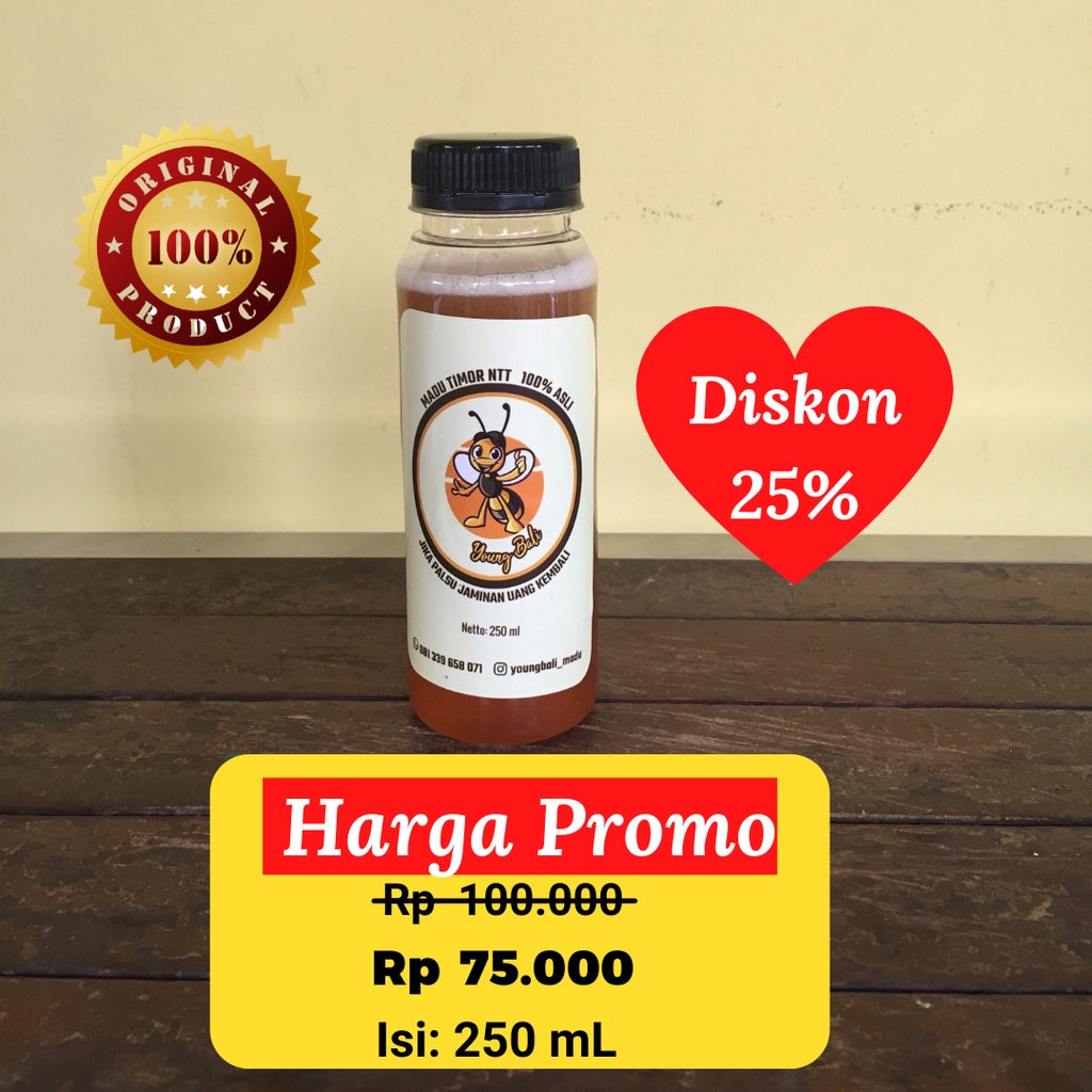 

250 ml Madu Asli Murni Timor NTT