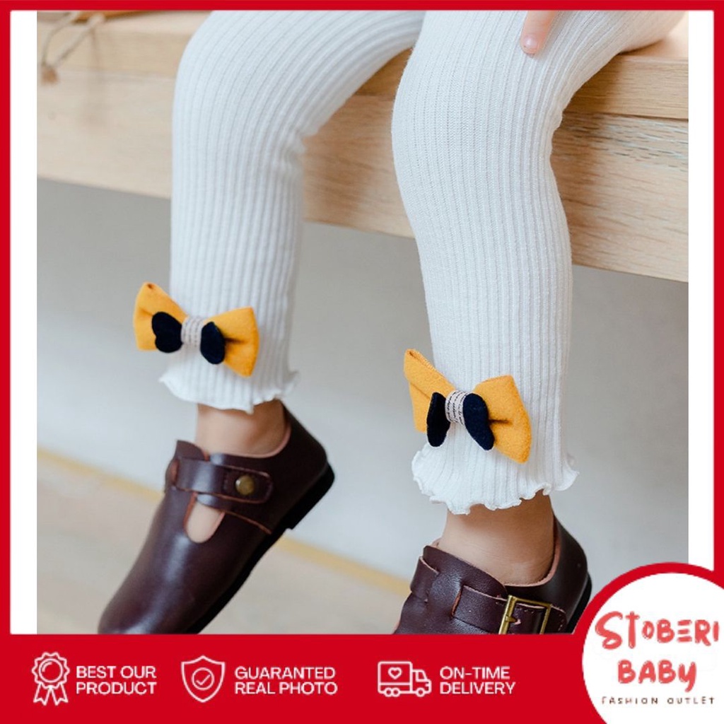 PUNCAK 3.3 stoberi baby -Legging Ashley Bayi Perempuan / Legging Anak / Kaos Kaki Panjang Bayi 305
