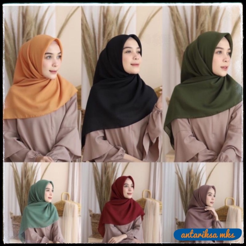 DAILY HIJAB BELLA SQURE / Jilbab Kerudung segiempat 4