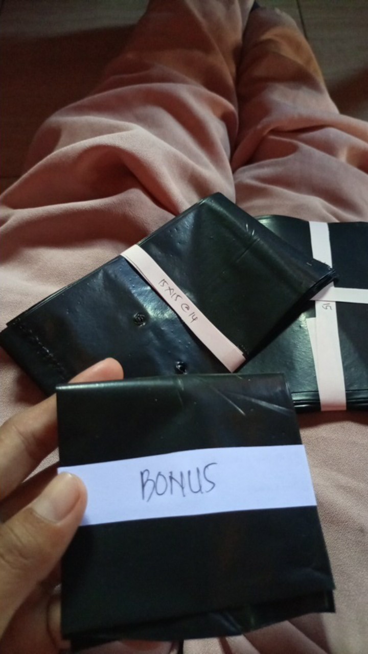 Polybag/ Polibek Tanaman Ukuran 25x25 (uk Lipat 25 Cmx 12,5 Cm) Per Lembar [min. Order 5 Lembar]