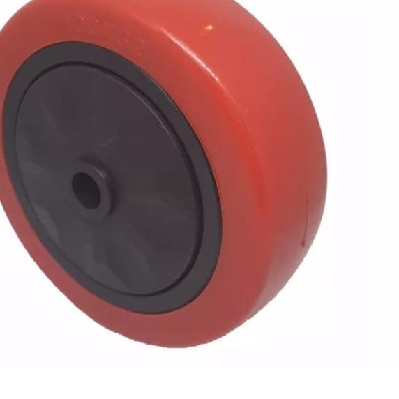 Roda PU Merah Wheel only Medium Duty RHJ-TW 3"