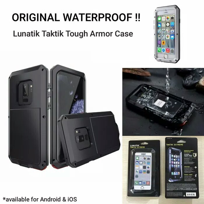 "Iphone 7G 8G LUNATIK Original Waterproof Casing Case Cover Apple iOS"