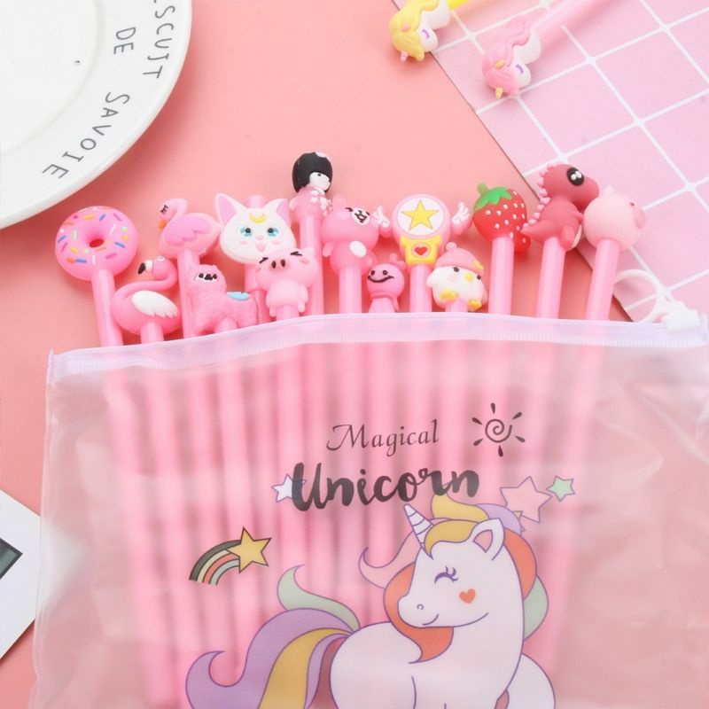 

pen gel pulpen gel karakter isi 10