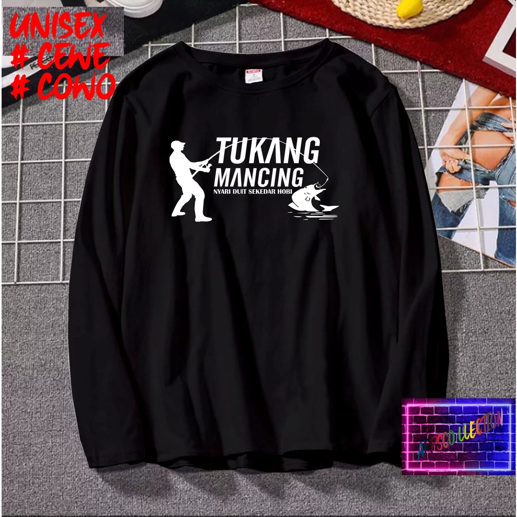 Promo Murah/Kaos Tukang Mancing Lm/KAOS EKSPRESI/KAOS HITS/KAOS BANDUNG/KAOS MURAH/KAOS DISTRO MURAH 2022 PAKAIAN PRIA PAKAIAN WANITA TREND KAOS