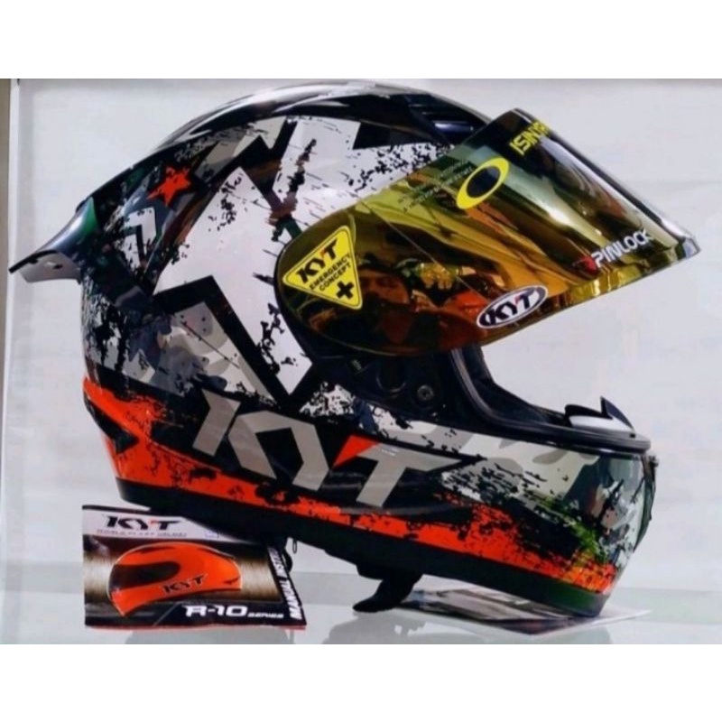 HELM KYT R10 SERI#3 PAKET GANTENG