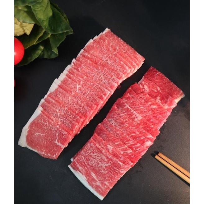 Daging Sapi Us Wagyu Beef Slice Prime Marbling - 250gr