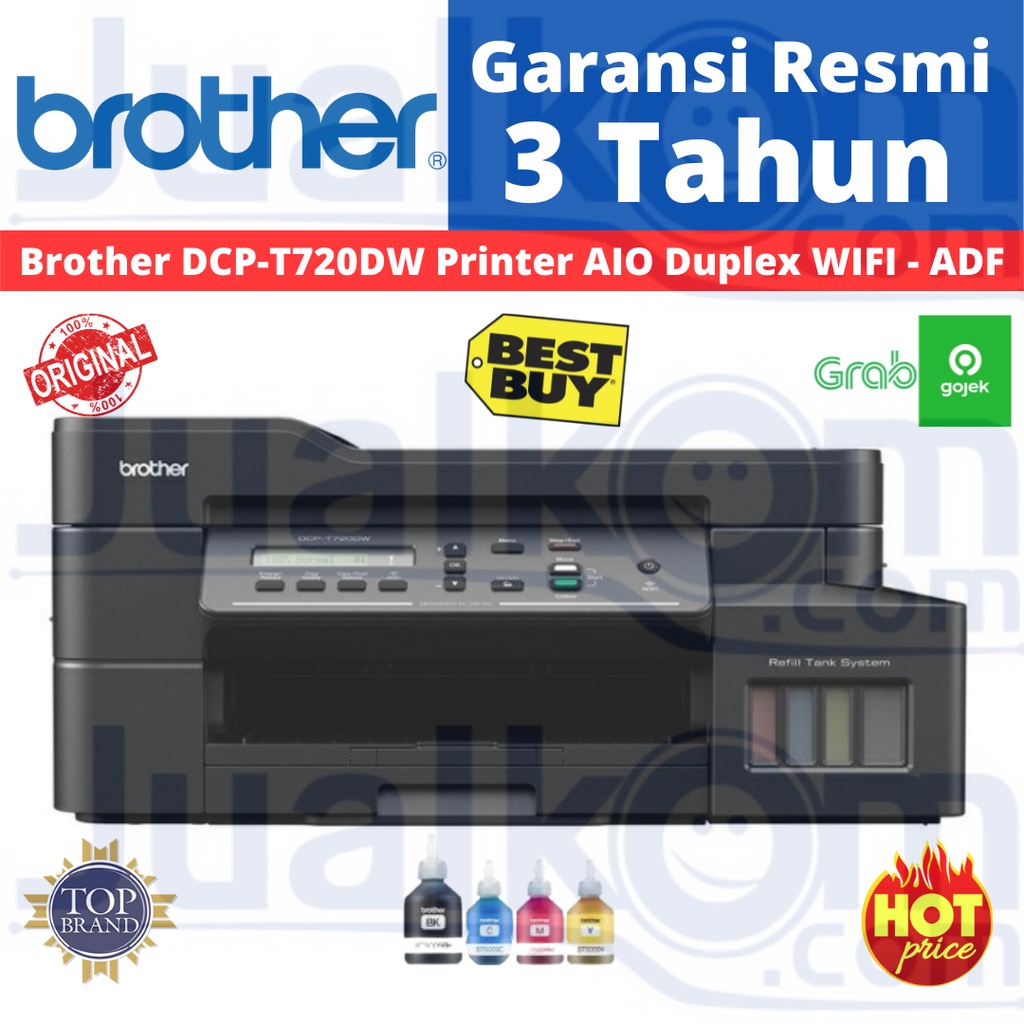 PRINTER BROTHER  DCP-T720DW Infus InkTank Wireless PRINT SCAN COPY ADF WIFI T 720DW