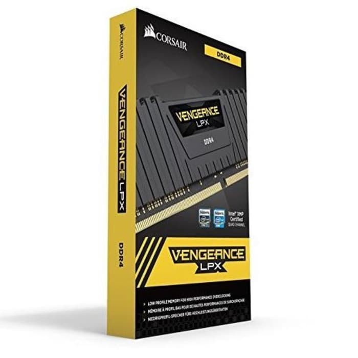 CORSAIR VENGEANCE LPX DDR4 4GB (1X4GB) PC 19200- CMK4GX4M1A2400C14