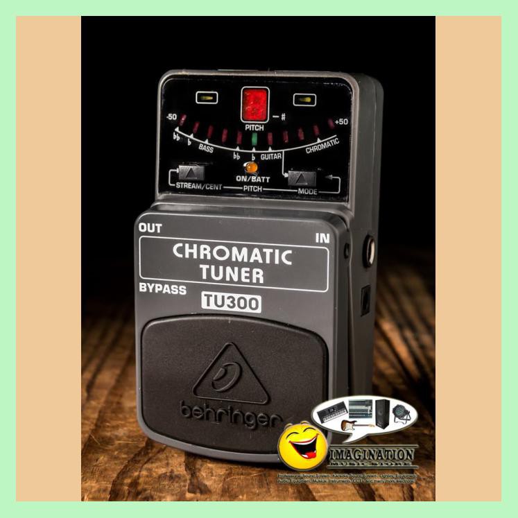 BEHRINGER TU300 CHROMATIC TUNER ULTIMATE GUITAR BASS TUNER