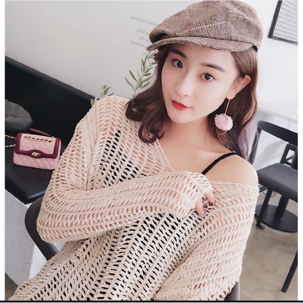 Anting pompom Anting korea anting wanita anting hijab anting panjang bulu rabbit ring 469